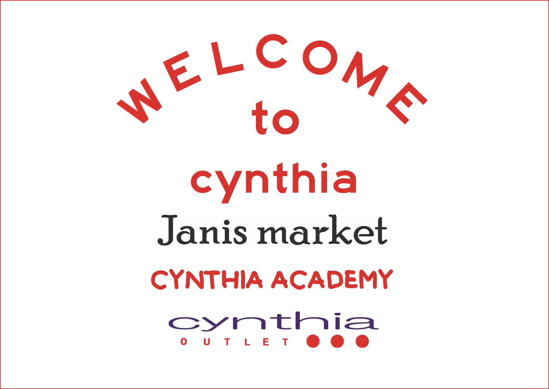 ◇ WELCOME TO CYNTHIA 第一弾 ◇